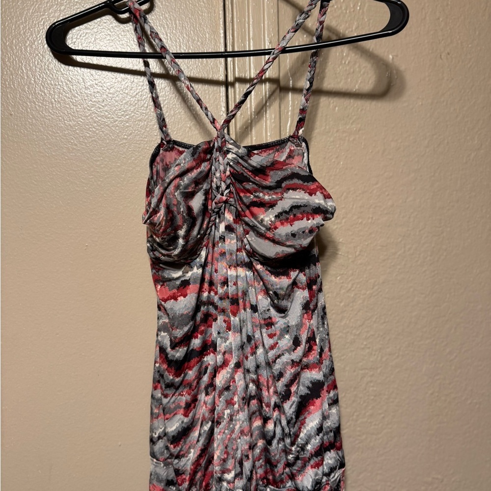 Stylish Multicolor‎ Strappy Dress